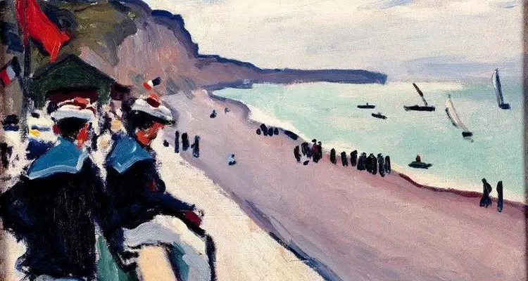 A praia - pintura, fauvismo