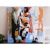 pintura em tela abstrata